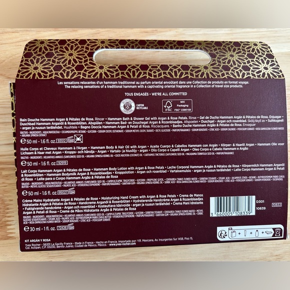 Yves Rocher Argan Oil & Rose Collection NWT - Picture 2 of 2